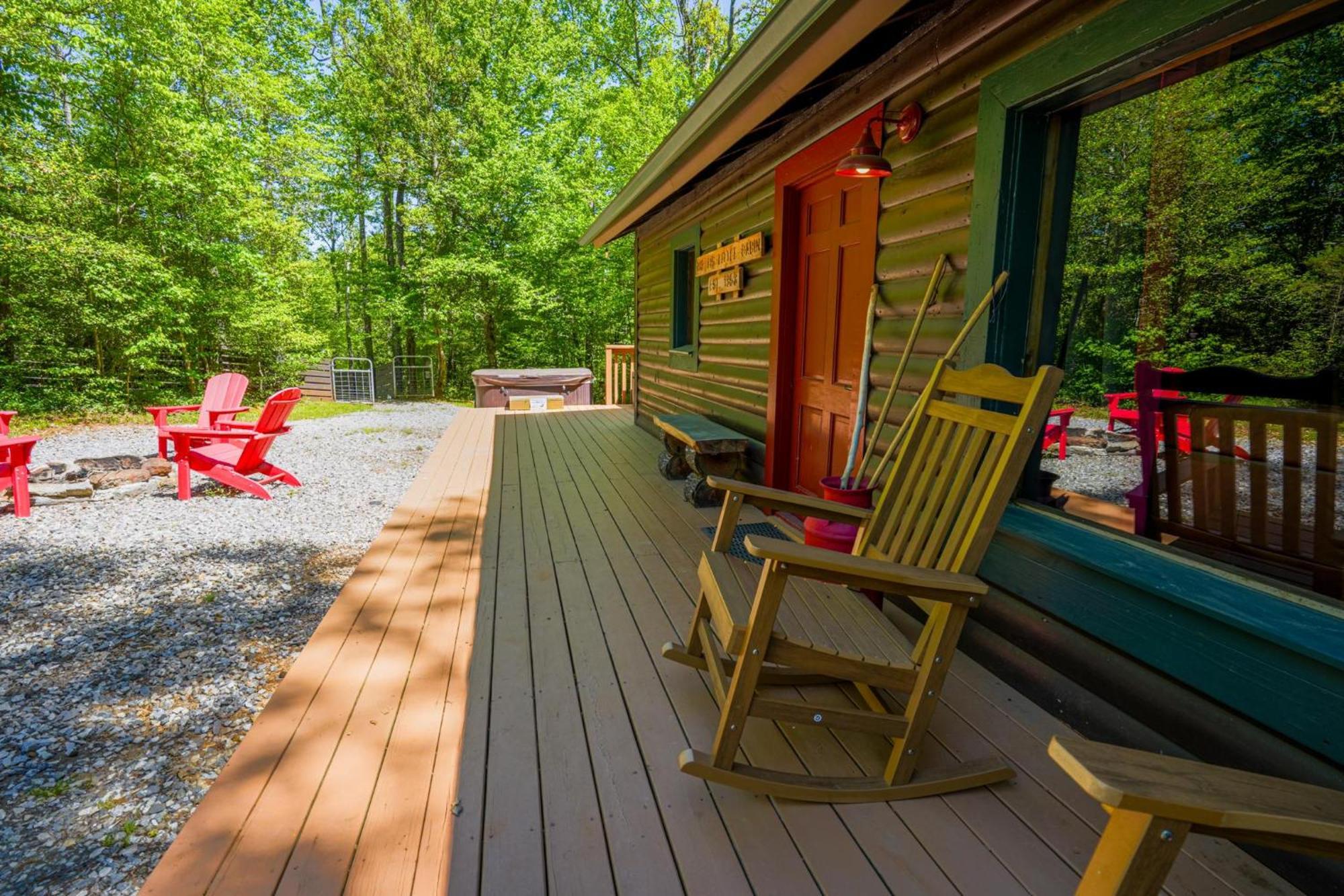 The Big Little Cabin - Hot Tub & Playground Далонега Экстерьер фото